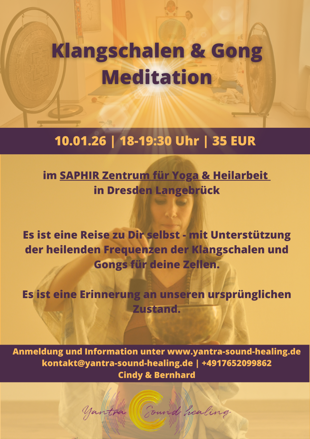 Gong & Klangschalen Meditation